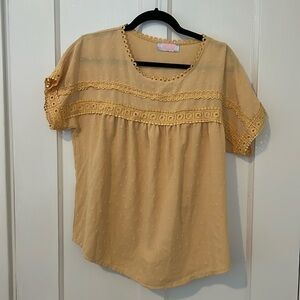 💕 SALE! Women’s Blouse, Small, Eyelet